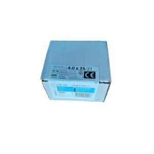 Spaanplaatschroef 4x35 deeldraad TX20 (200 stuks)