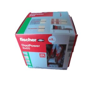FISCHER DUOPOWER PLUG 8X65MM (50 stuks)
